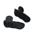thumbnail image 4 of 1 par de empuñaduras de levantamiento de pesas empuñaduras de entrenamiento portátiles para hombres mujeres protector de mano flexible empuñaduras de Negro, 4 of 8