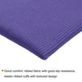 thumbnail image 4 of Uxcell Elastic Cuffs Ribbed Trims Cotton Fabric Knit Rib Stretch Tape Cuff Sleeve Waistband for Sewing Purple 4" x 3.5", 4 of 6