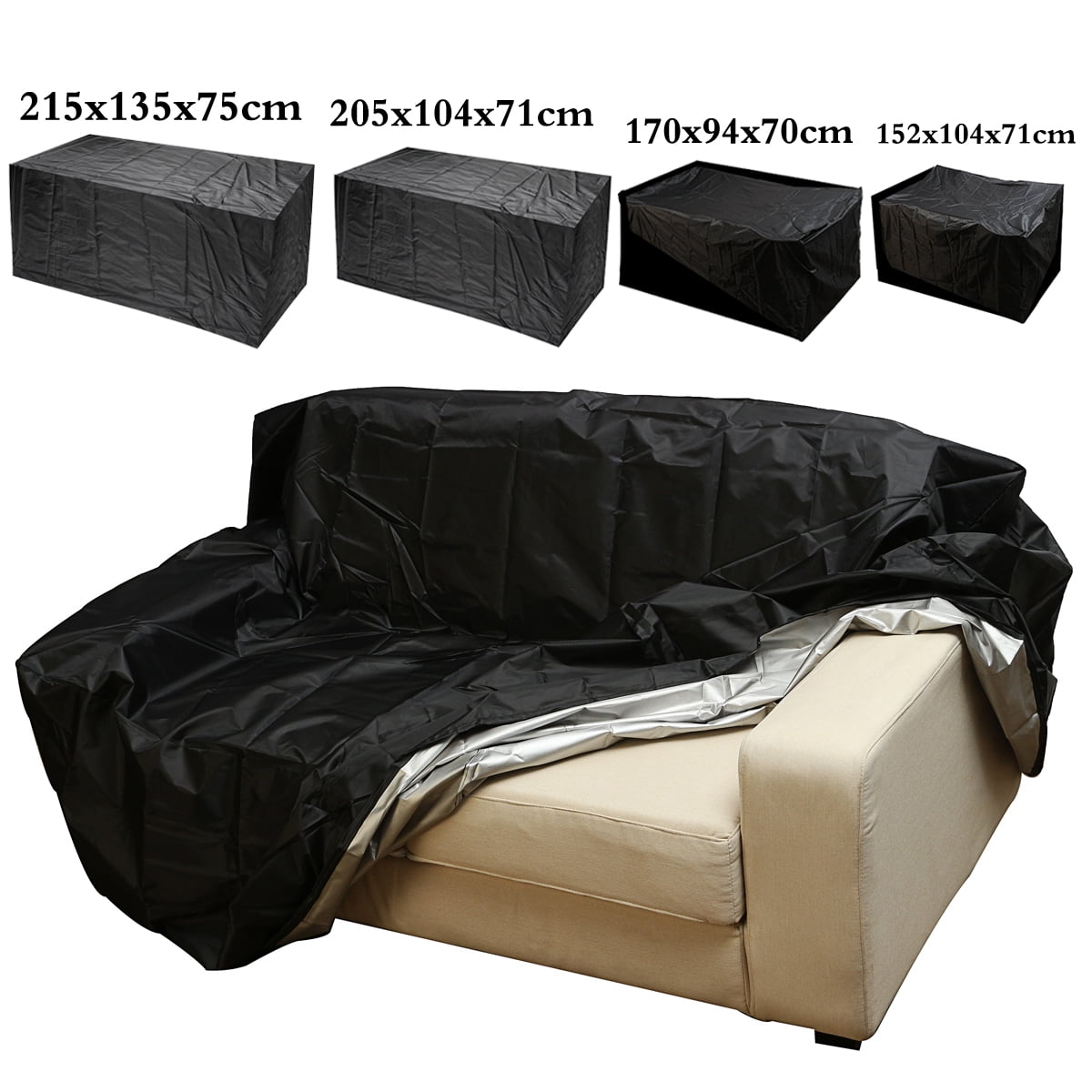 4 Size Outdoor Waterproof Dustproof Furniture Protector Table Set Chair Sofa Cover Case... by