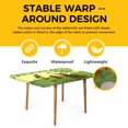 thumbnail image 4 of Yellow St. Patrick's Day Table Cloths for 5 Foot Rectangle Tables, Green Lucky Clovers Dog Patio Waterproof Elastic Fitted Tablecloths, Washable Rectangular Table Cover for Camping, 4 of 8