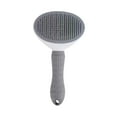thumbnail image 2 of Guiexla Cat Grooming Brush Painless Pet Hair Removal Gentle Detangling Pet Comb with One-Click Button for Shedding Massaging Grooming, 2 of 8
