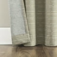 thumbnail image 4 of Sun Zero Dresden 2-pack Slub Detail Magnetic Closure 100% Blackout Grommet Curtain Panel Pair, 37"W x 84"L, Natural, 4 of 7