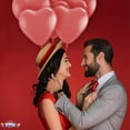 thumbnail image 5 of PMU Valentine’s Day Heart Shaped Balloons 15 Inch PartyTex Premium Ruby Red Latex Decorations for Valentine's Day, Weddings, Birthdays, Anniversaries, Engagements Pkg/12, 5 of 7