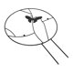 thumbnail image 2 of Plant Climbing Trellis Round Shaped Household Potted Metal Plant Trellis, 2 of 3