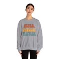 thumbnail image 4 of Waffles Sweatshirt Gifts Crew Neck Shirt Long Sleeve Unisex, 4 of 7
