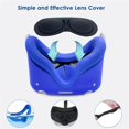 thumbnail image 4 of VR Cover Accessories Set For Quest 2 - Silicone Shell, Controller Grips, Face Cover, Button Caps, Lens Cover Glasses Cloth Set, 4 of 6