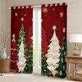 thumbnail image 2 of Manfei Chic Christmas Tree Black Out Curtains,Gold Sequin Print Curtains Pack of 2 (42x63 Each),Merry Xmas Bedroom Curtains For Girls Kids,Microfiber Bedroom Decor, 2 of 6