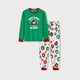 thumbnail image 5 of Conjuntos de pijamas navideños a juego para toda la familia Donut Worry Be Happy Pantalones con cordón y bolsillos, 5 of 5