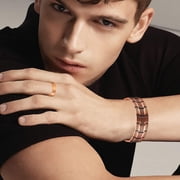 Wollet 3X Copper Bracelet for Men 99.9% Solid Pure Copper Gift