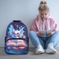 thumbnail image 2 of HUIACONG Cute Star Dragon School Backpack for Girls Boys Ages 6-18 Large Capacity Water-Resistant Bookbag for Elementary Middle High School Students Back to School Daily Use, 2 of 7