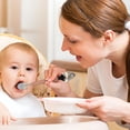 thumbnail image 5 of Cuillère pour Bébé en Silicone, Cuillère à Purée Cuillère pour Aliments pour Bébé Couverts pour Bébé Cuillère à Purée de Fruits Outil à Double Extrémité pour Purée de Fruits Purée de Pommes Cuillère, 5 of 5