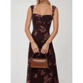 thumbnail image 2 of Patterned Maxi Dress with Heart Collar, 2 of 5