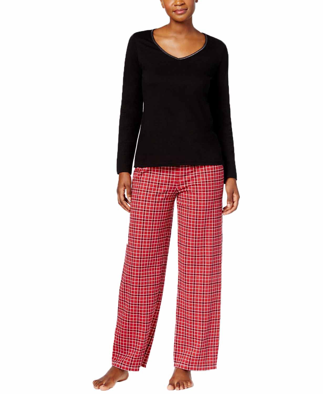 Printed Pants Pajama Set 