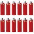 thumbnail image 2 of BIC Classic Lighter, Red, 12-Pack of Pocket Lighters, Safe and Reliable, 2 of 9