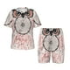 thumbnail image 1 of Fotbe Dreamcatcher With Owl Pijama Estampada de 2 Piezas para Niños – Ropa de Dormir de Manga Corta Cómoda para Niños y Niñas, Camiseta y Shorts de Algodón-Small, 1 of 6