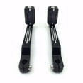 thumbnail image 6 of HTT Motorcycle Black Grooved Zombie Pegs w/ Grooved Heel/Toe Shift Levers Gear Shift Pedal Lever For Harley Davidson Trike 2008 and later, 6 of 6