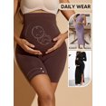 thumbnail image 4 of Athlemo Women Maternity Workout Yoga Shorts Belly Support Soft Sports Short, 4 of 6