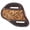 Brown, variant on Large Hilason Western Floral Stylish Design Geniune Leather Knife Holder