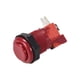 thumbnail image 4 of Interruptor de botón pulsador momentáneo de 27 mm con microinterruptor para juegos de arcade, rojo, 6 piezas, 4 of 5