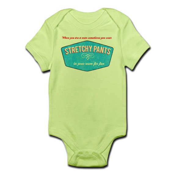 CafePress - Stretchy Pants (Vintage Look) Infant Creeper - Baby Light Bodysuit