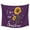 Purple, variant on Purple Sunshine Sunflower Small Tapestry for Bedroom Wall Hanging Tapestry,Pastoral Bees Farmhouse Floral Ceiling Backdrop Tapestries Poster Blanket Wall Decor for Teens Room Living Room 23" x 28"