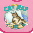 thumbnail image 4 of Inktastic Cat Nap Cute Sleeping Cat Boys or Girls Baby Bib, 4 of 4