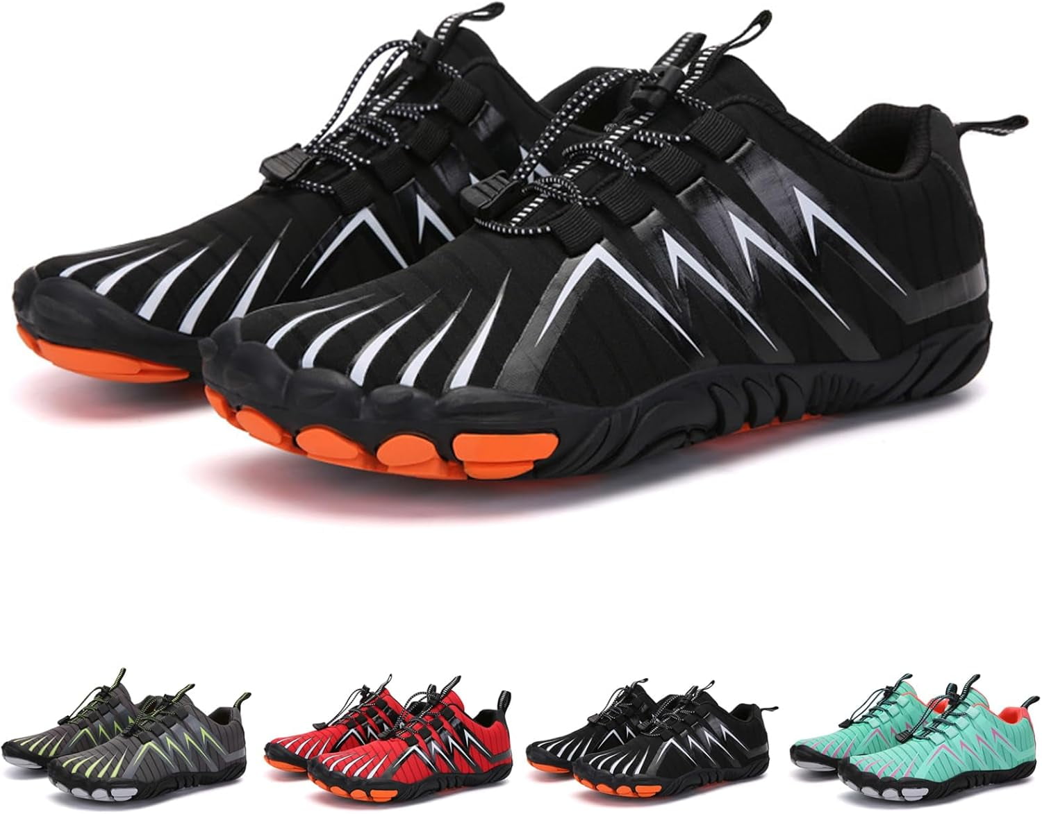 Barefoot Shoes for Men & Women - Waterproof Grounding Trail Runners, Wide Toe Box Non-Slip for Hiking Yoga Outdoor Activities