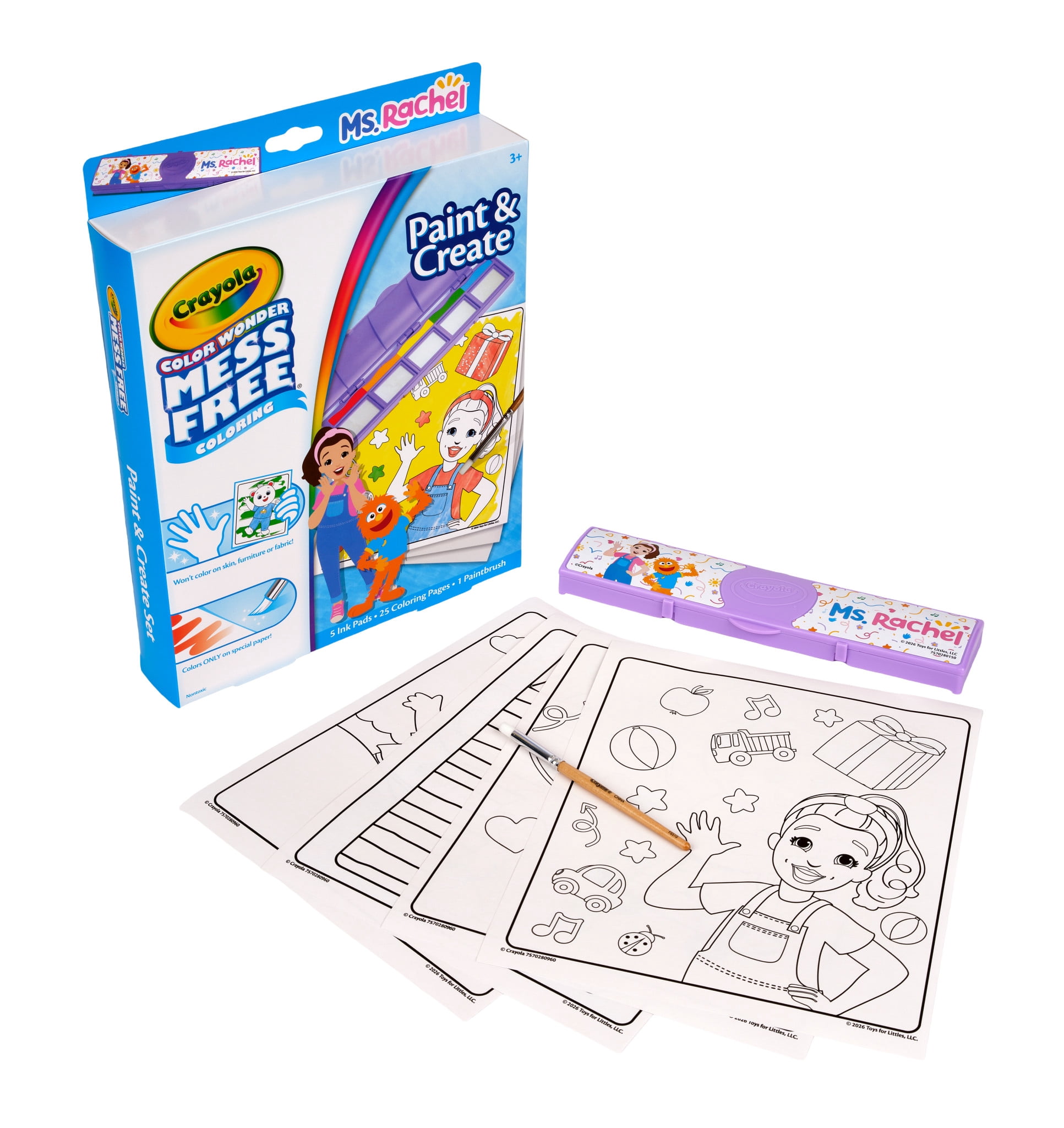 CRAYOLA COLORWONDER PAINT N CREATE MS RACHEL- RFID