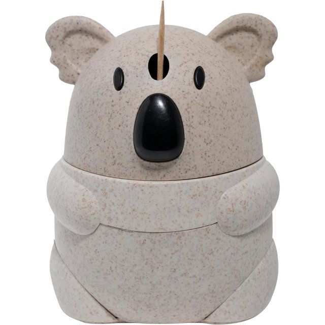 Tarro de palillos de dibujos animados, caja de palillos de empuje automático, soporte para palillos de koala