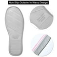 thumbnail image 5 of DL Open Toe House Slippers For Women Indoor Memory Foam Ladies Bedroom Slipper, 5 of 6