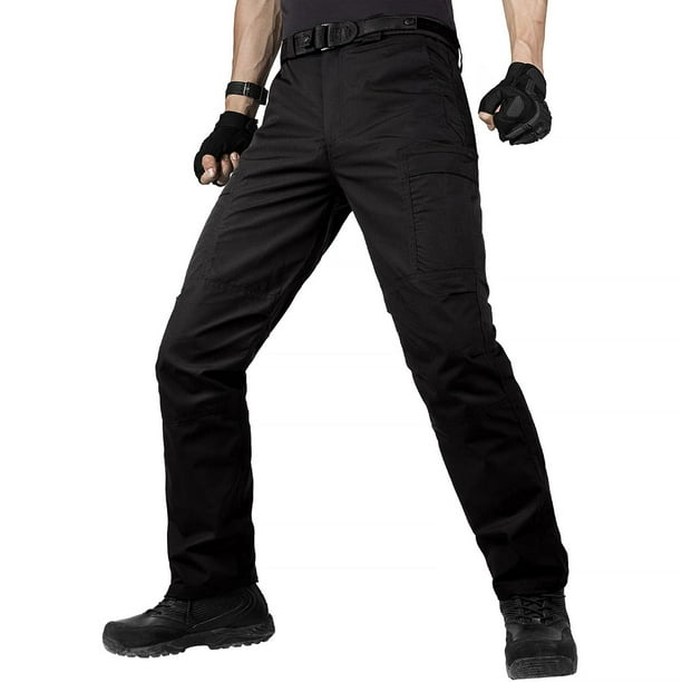 Pantalones tácticos de ajuste holgado FREE SOLDIER, resistentes al agua, para hombre