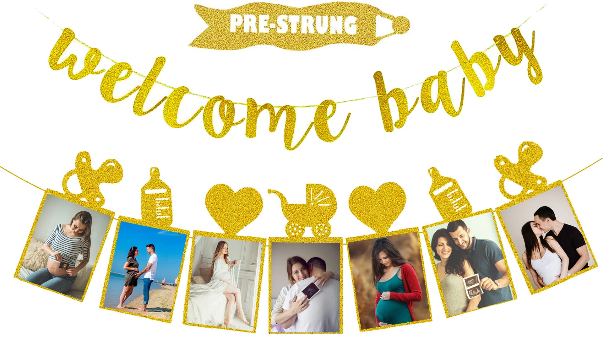 Baby Shower Decorations Gold Baby Banner
