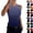 13# Dark Purple, variant on Womens Tank Tops High Neck Sleeveless Ribbed Tank Casual Basic Thick Strap Slim Fitted Racerback Shirts Pink L