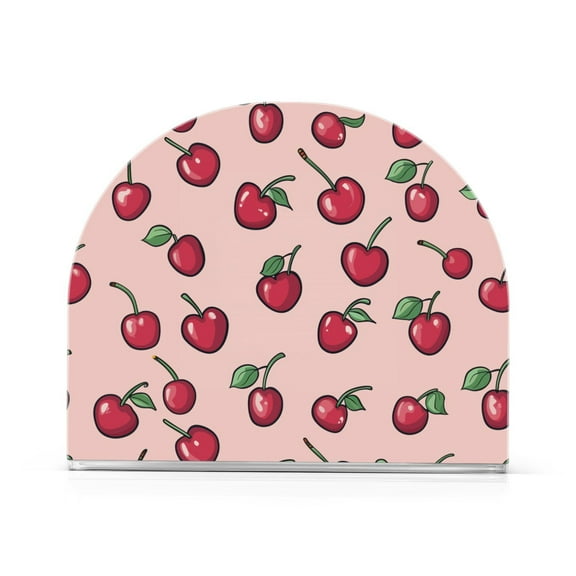 Yayeee Napkin Holder for Table Kitchen Paper Tissue Organization, Cherries Pattern