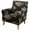 Black, variant on DONGPAI Floral Armchair Slipcover, Stretch Modern Sofa Shield Fitted Arm Chair Cover Furniture Protector for Living Room, 1 Piece