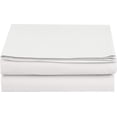 thumbnail image 1 of Mocassi 1500 Thread Count Pack of 4 Flat Sheet,King, White, 1 of 3