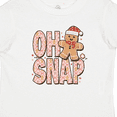 thumbnail image 4 of Inktastic Oh Snap Gingerbread Man Girls Toddler T-Shirt, 4 of 5