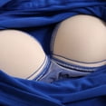 thumbnail image 4 of QIJUNTUO Women's Convertible Camisole With Detachable Cups For Yoga & Lounge Wear Blue, 4 of 7
