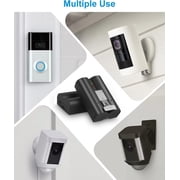 SUNBAT 6040mAh 3.65V Rechargeable Ring Camera Replacement Battery Compatible with Ring Video Doorbell 2/3/4/3 Plus/, Spotlight Cam, Stick Up Cam(2 Pack)