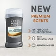 thumbnail image 3 of DOVE MEN + CARE Deodorant Stick For Men Morning Fresco Aluminum Free 72-Hour Odor Protection Mens Deodorant With Essential Oils & 1/4 Moisturizing Cream, 3 Ounce (Pack of 3), 3 of 3