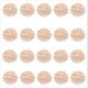 thumbnail image 1 of 20 piezas de patrón de flores redondas sin pintar Marco de apliques tallados en madera Decoración de muebles de gabinete 6 cm, 1 of 5