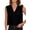 Black, variant on SHEWIN Womens Tank Tops Pleated V Neck Sleeveless Blouses Casual Flowy Dressy Summer Basic Vest Business Work Shirt