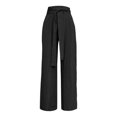 thumbnail image 3 of WILLBEST Pantalones de Yoga Casuales de Pierna Ancha para Mujer, Suaves Y Cómodos, con Diseño de Cordones Verticales para Uso Diario 2713 Extra Grande, 3 of 5