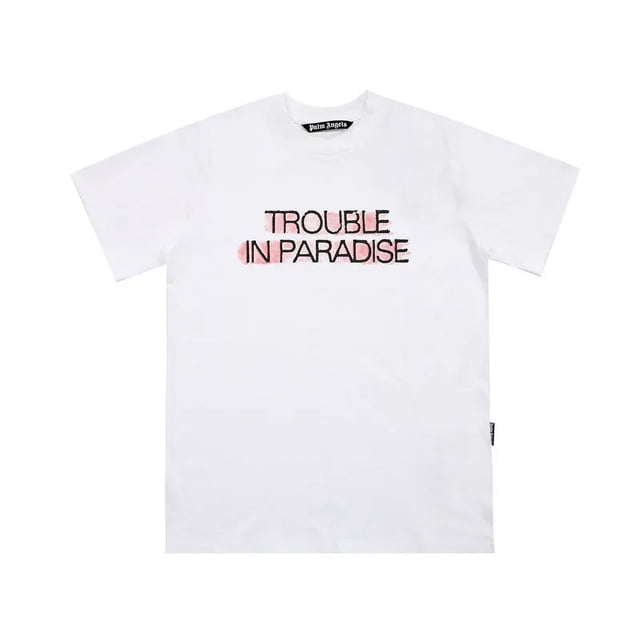 Camiseta de manga corta con cuello redondo para hombre y mujer, Camisa de algodón de alta calidad con estampado de viento, informal, Verano11