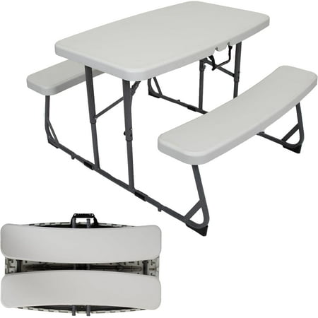 Compact Kids Picnic Table (G-940), White