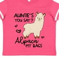 thumbnail image 4 of Inktastic Auntie's You Say Alpaca My Bags Boys or Girls Toddler T-Shirt, 4 of 5