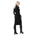 thumbnail image 2 of Principles - Vestido Midi Acanalado para Mujer (Negro), 2 of 3