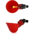 thumbnail image 5 of Bebedero automático para pollos, bebedero de plástico para aves de corral, codorniz, paloma, pollo, 10 Uds. (25mm, para tubería) oso de fresa Electrónica, 5 of 5