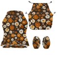 thumbnail image 2 of SCRAWLGOD Sunflower Daisy Print Stretch Gaming Chair Cover for Cats Non Slip Washable Furniture Protector Breathable Office Chair Slipcover with Armrest Covers, 2 of 9