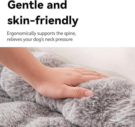 Pet Sofa Bed for Couch, 2026 Upgraded Plush Washable Waterproof Non-Slip Pet Mat, Cozy Furniture Protector for Small Medium Dogs & Cats (Coffee)